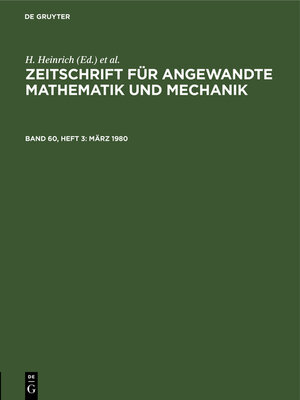 cover image of März 1980